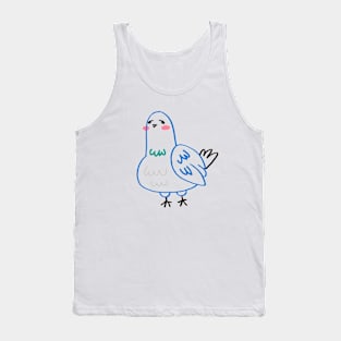 Cute Pigeon Tank Top